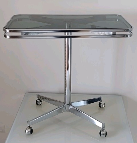 Carrello cromato tavolino - ♥,